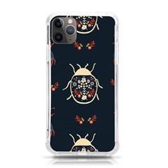 Floral-bugs-seamless-pattern Iphone 11 Pro Max 6 5 Inch Tpu Uv Print Case by uniart180623