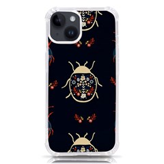 Floral-bugs-seamless-pattern Iphone 14 Tpu Uv Print Case by uniart180623