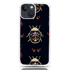 Floral-bugs-seamless-pattern Iphone 13 Mini Tpu Uv Print Case by uniart180623