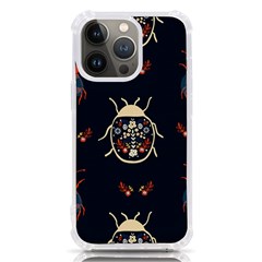 Floral-bugs-seamless-pattern Iphone 13 Pro Tpu Uv Print Case by uniart180623