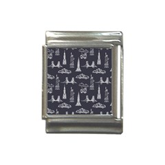 New York City Nyc Pattern Italian Charm (13mm)