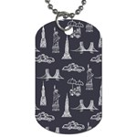 New York City Nyc Pattern Dog Tag (One Side) Front