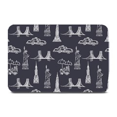 New York City Nyc Pattern Plate Mats