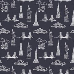 New York City Nyc Pattern Play Mat (rectangle) by uniart180623