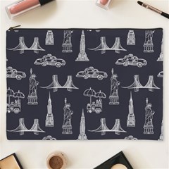 New York City Nyc Pattern Cosmetic Bag (xxxl) by uniart180623