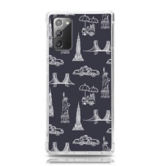 New York City Nyc Pattern Samsung Galaxy Note 20 Tpu Uv Case by uniart180623