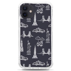 New York City Nyc Pattern Iphone 12 Mini Tpu Uv Print Case	 by uniart180623