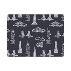 New York City Nyc Pattern Premium Plush Fleece Blanket (mini) by uniart180623