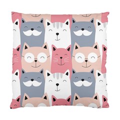 Cute Seamless Pattern With Cats Standard Cushion Case (two Sides) by uniart180623