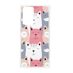 Cute Seamless Pattern With Cats Samsung Galaxy Note 20 Ultra Tpu Uv Case by uniart180623