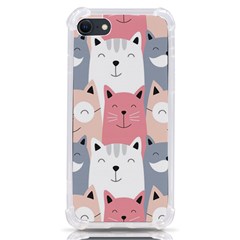 Cute Seamless Pattern With Cats Iphone Se