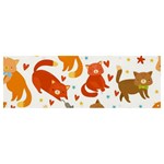 Seamless Pattern With Kittens White Background Banner and Sign 12  x 4  Front