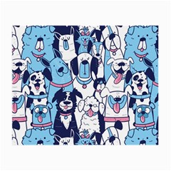 Dogs Seamless Pattern Small Glasses Cloth