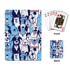 Dogs Seamless Pattern Playing Cards Single Design (rectangle) by uniart180623