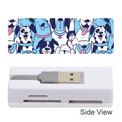 Dogs Seamless Pattern Memory Card Reader (stick) by uniart180623