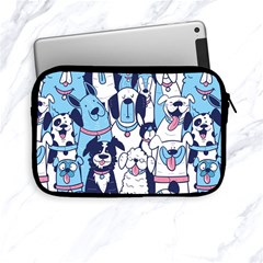 Dogs Seamless Pattern Apple Ipad Mini Zipper Cases by uniart180623