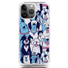 Dogs Seamless Pattern iPhone 13 Pro Max TPU UV Print Case