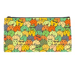 Seamless Pattern With Doodle Bunny Pencil Case by uniart180623