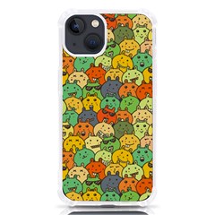 Seamless Pattern With Doodle Bunny Iphone 13 Tpu Uv Print Case by uniart180623