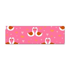 Swan-pattern-elegant-style Sticker (bumper) by uniart180623