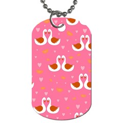 Swan-pattern-elegant-style Dog Tag (two Sides) by uniart180623