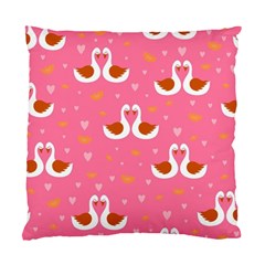 Swan-pattern-elegant-style Standard Cushion Case (one Side) by uniart180623