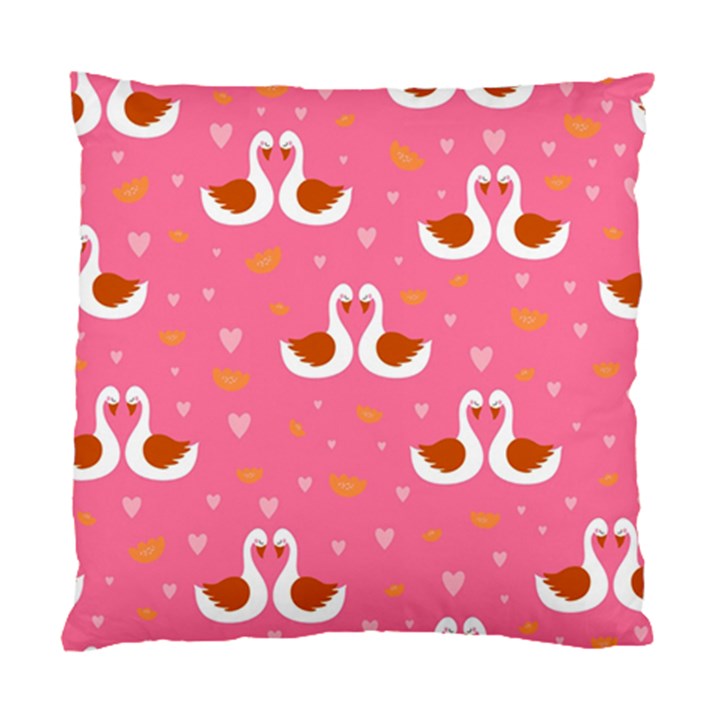 Swan-pattern-elegant-style Standard Cushion Case (One Side)