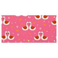 Swan-pattern-elegant-style Banner And Sign 6  X 3  by uniart180623