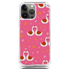 Swan-pattern-elegant-style Iphone 13 Pro Max Tpu Uv Print Case