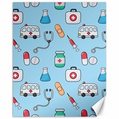 Medical-seamless-pattern Canvas 11  X 14  by uniart180623