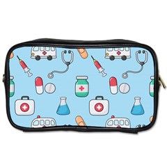 Medical-seamless-pattern Toiletries Bag (one Side) by uniart180623