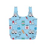 Medical-seamless-pattern Full Print Recycle Bag (S) Front