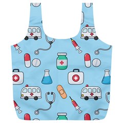 Medical-seamless-pattern Full Print Recycle Bag (xl) by uniart180623