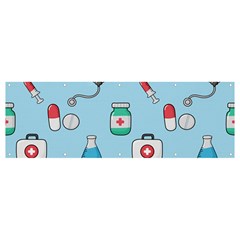 Medical-seamless-pattern Banner And Sign 12  X 4 