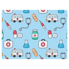 Medical-seamless-pattern Premium Plush Fleece Blanket (extra Small) by uniart180623