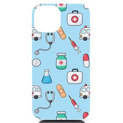 Medical-seamless-pattern Iphone 14 Black Uv Print Case