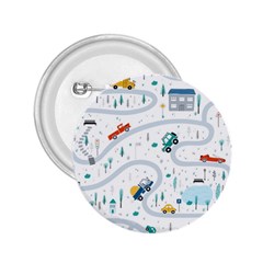 Cute-children-s-seamless-pattern-with-cars-road-park-houses-white-background-illustration-town 2 25  Buttons by uniart180623