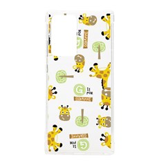 Vector-pattern-with-cute-giraffe-cartoon Samsung Galaxy Note 20 Ultra Tpu Uv Case by uniart180623