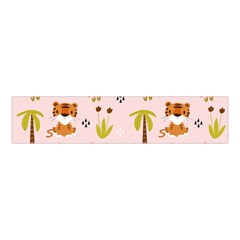 Cute-tiger-car-safari-seamless-pattern Velvet Scrunchie by uniart180623