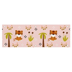 Cute-tiger-car-safari-seamless-pattern Banner And Sign 6  X 2  by uniart180623