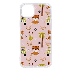 Cute-tiger-car-safari-seamless-pattern Iphone 14 Plus Tpu Uv Print Case by uniart180623