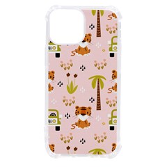 Cute-tiger-car-safari-seamless-pattern Iphone 13 Mini Tpu Uv Print Case by uniart180623