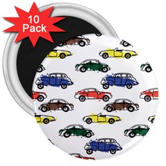 Cars-pattern 3  Magnets (10 Pack)  by uniart180623