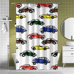 Cars-pattern Shower Curtain 48  X 72  (small)  by uniart180623