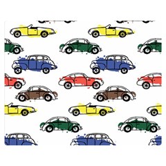 Cars-pattern Two Sides Premium Plush Fleece Blanket (medium) by uniart180623