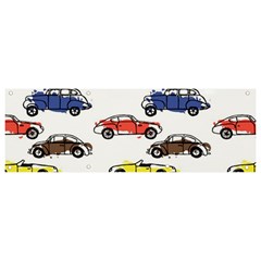 Cars-pattern Banner And Sign 9  X 3  by uniart180623