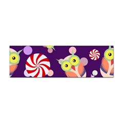 Owl-pattern-background Sticker (bumper)