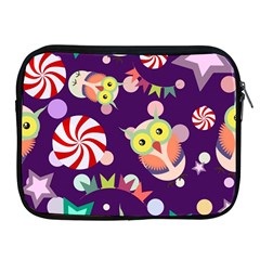 Owl-pattern-background Apple Ipad 2/3/4 Zipper Cases by uniart180623