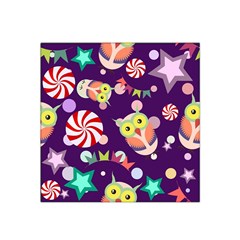 Owl-pattern-background Satin Bandana Scarf 22  X 22  by uniart180623