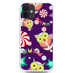 Owl-pattern-background Iphone 12/12 Pro Tpu Uv Print Case by uniart180623